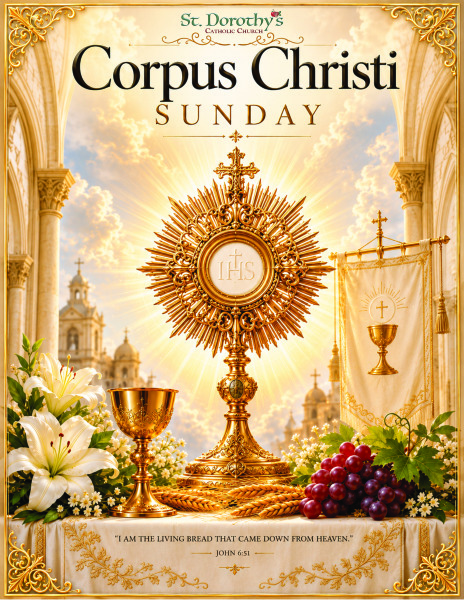 June 7, 2026 - Corpus Christi Sunday